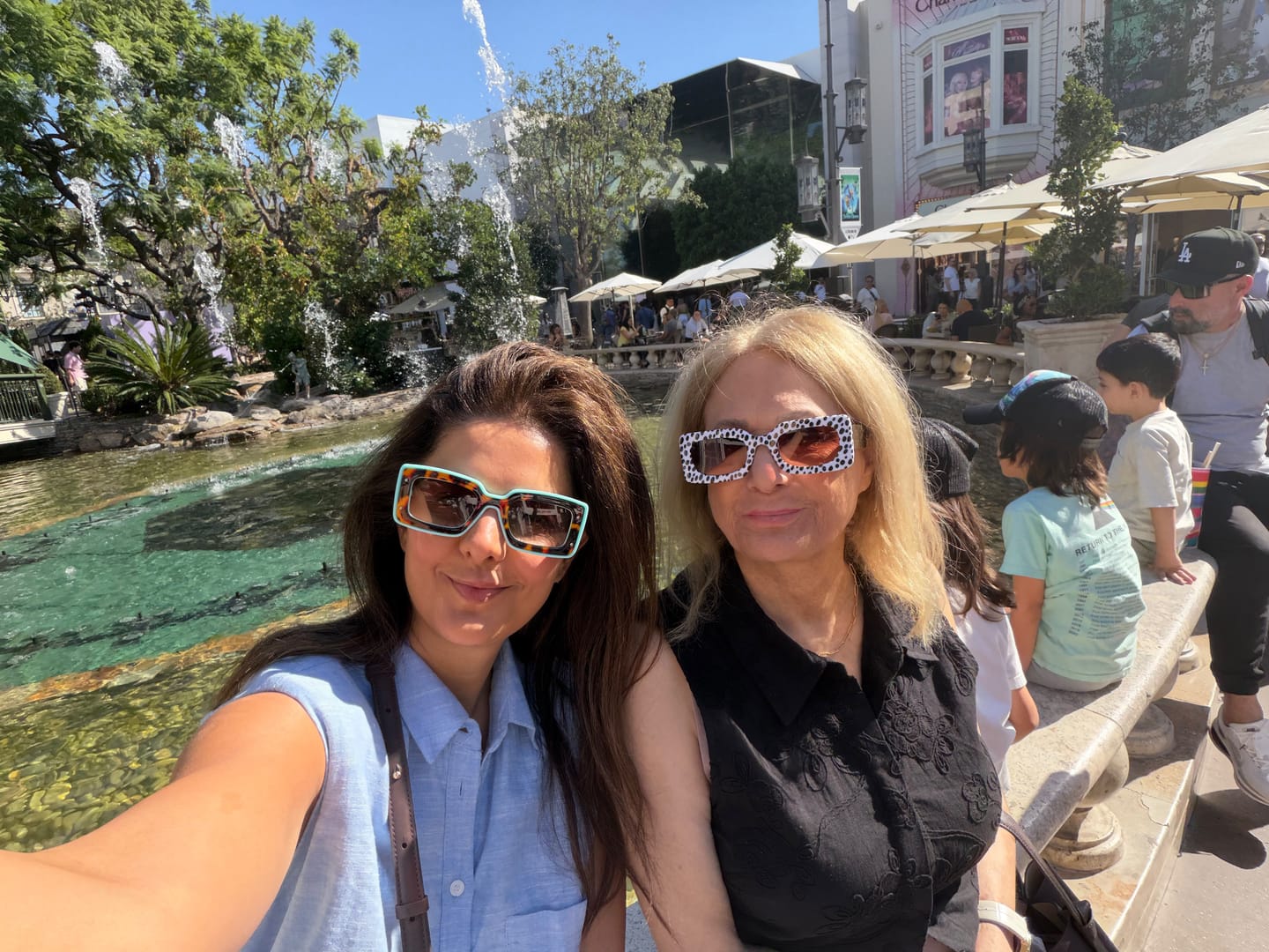 Customer photo review of Spot Me If You Can Mixed Print Sunglasses