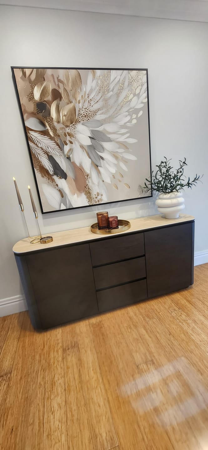 Customer photo review of Gilded Feathers