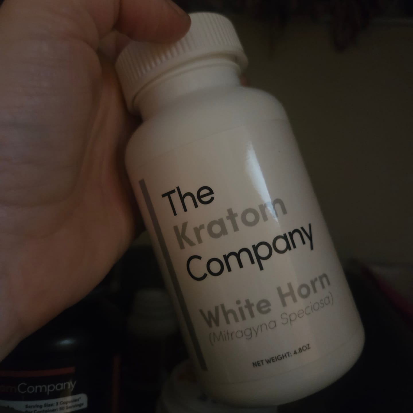 Customer photo review of White Horn Kratom Capsules
