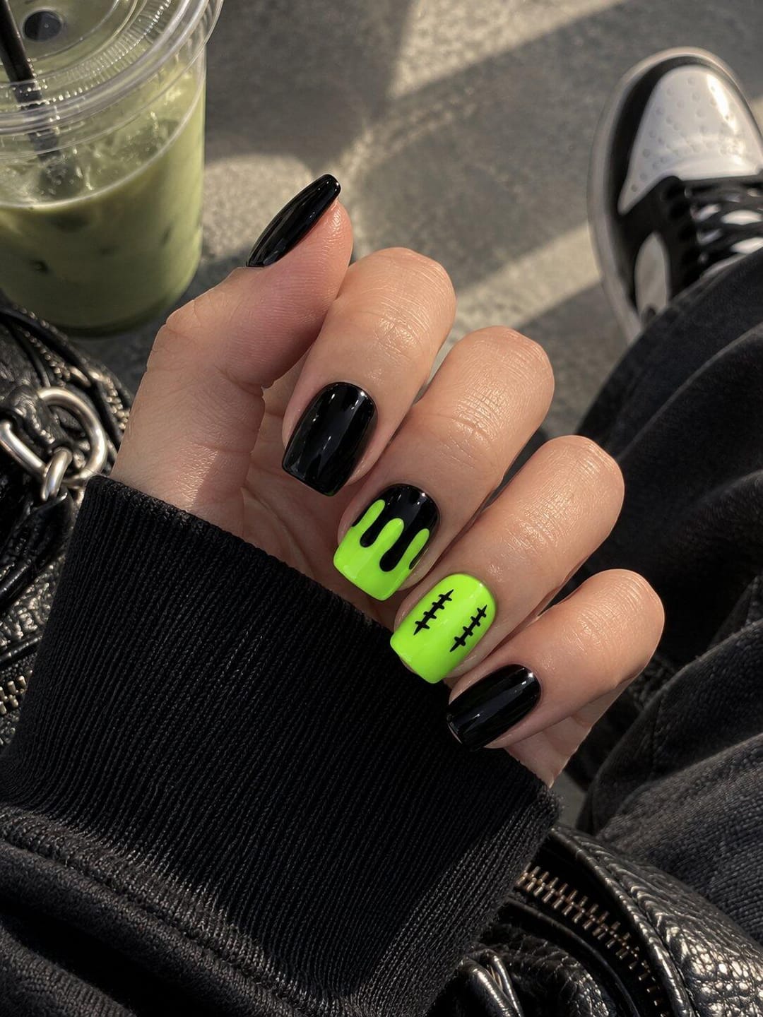 Customer photo review of Neon Nightmare | Medium Square