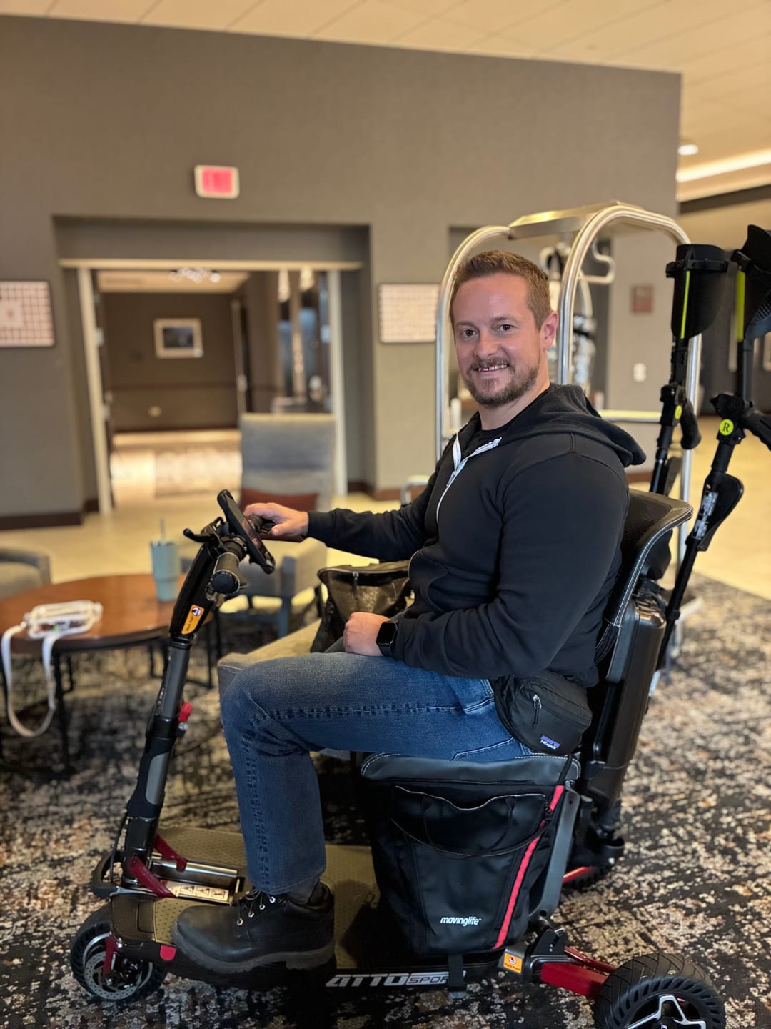 Customer photo review of ATTO SPORT Portable Mobility Scooter