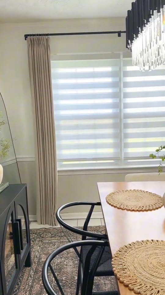 Customer photo review of Dual Layer Zebra Shades