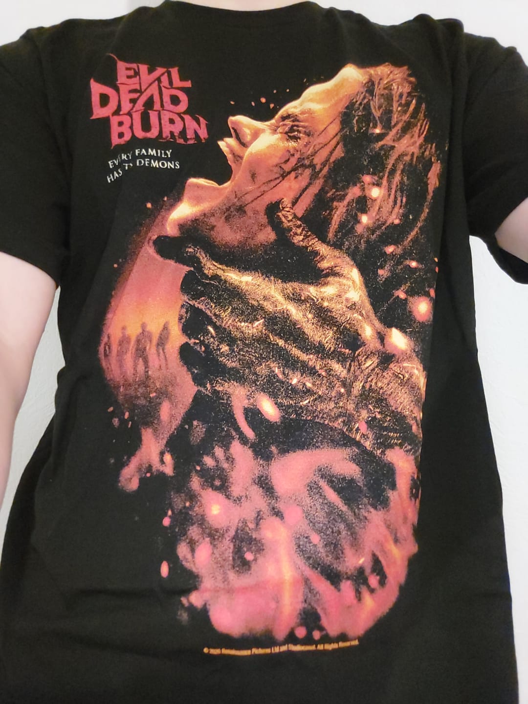 Customer photo review of EVIL DEAD BURN - T-SHIRT
