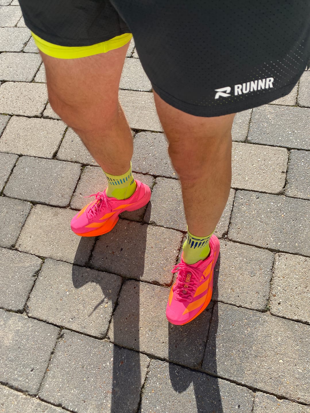 Customer photo review of RUNNR Marathon Pro Shorts