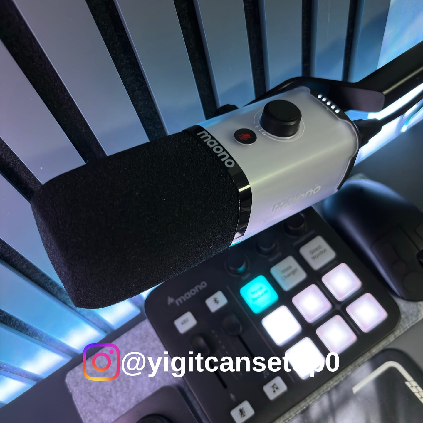 Customer photo review of Maono PD100X Dinamik Mikrofon