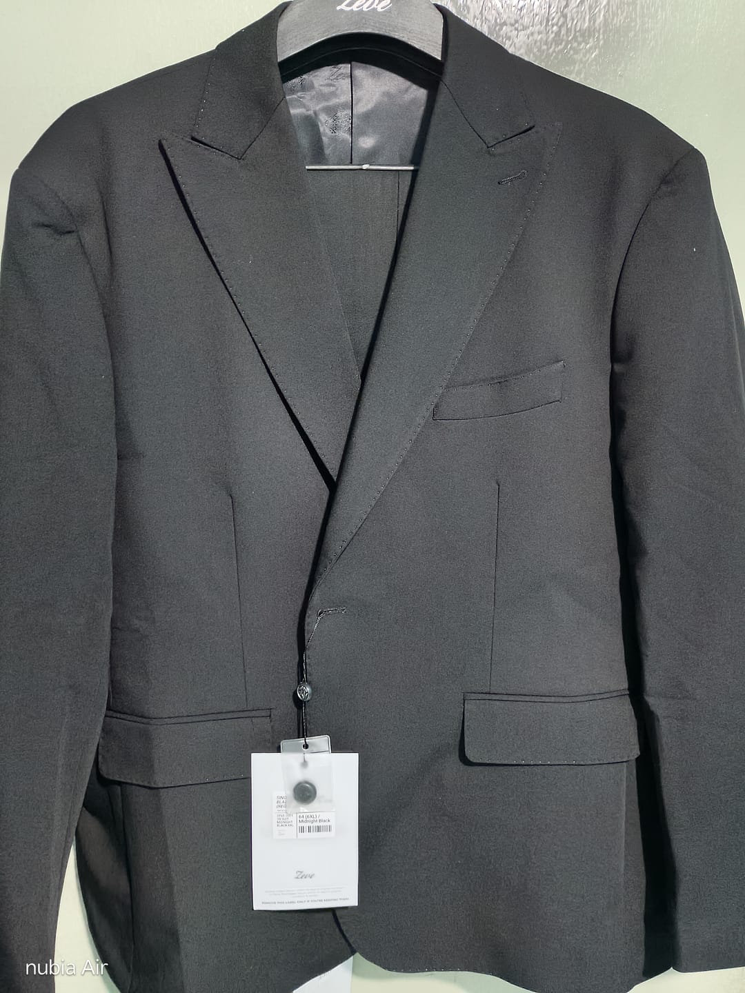 Customer photo review of Single Breasted Suit Blazer - Midnight Black (Regular Fit)