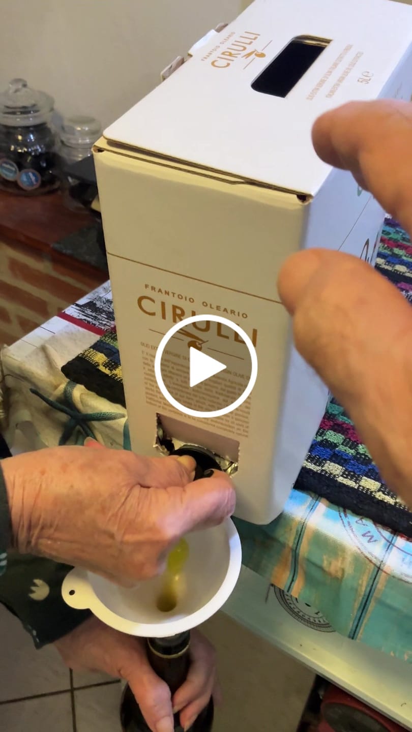 Customer video review of Bag in box di olio extravergine di oliva • 5 Litri
