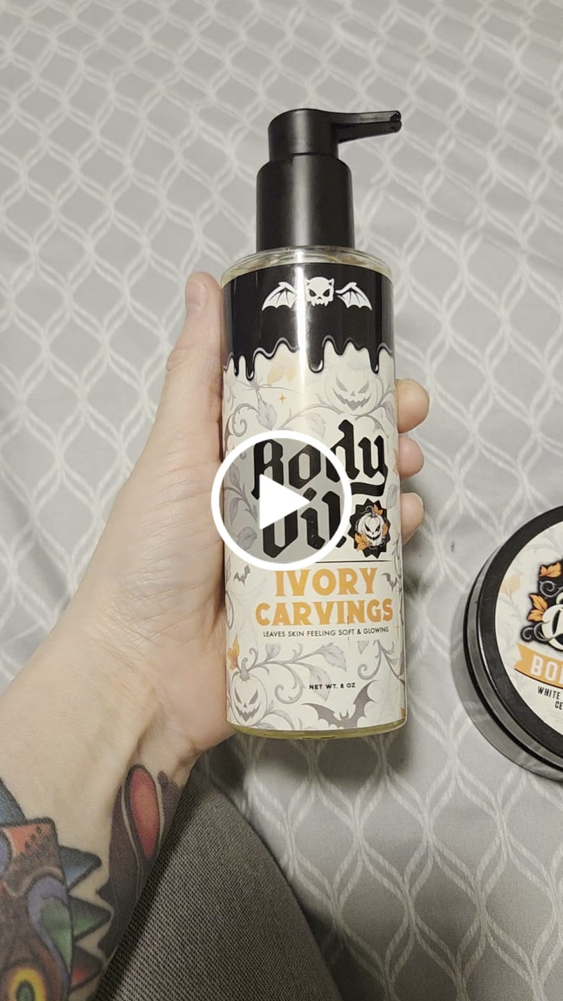 Customer video review of Ivory Carvings Body Oil