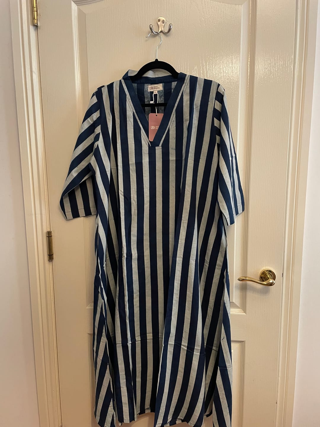 Customer photo review of Layara Indigo Dabu Cotton Dress