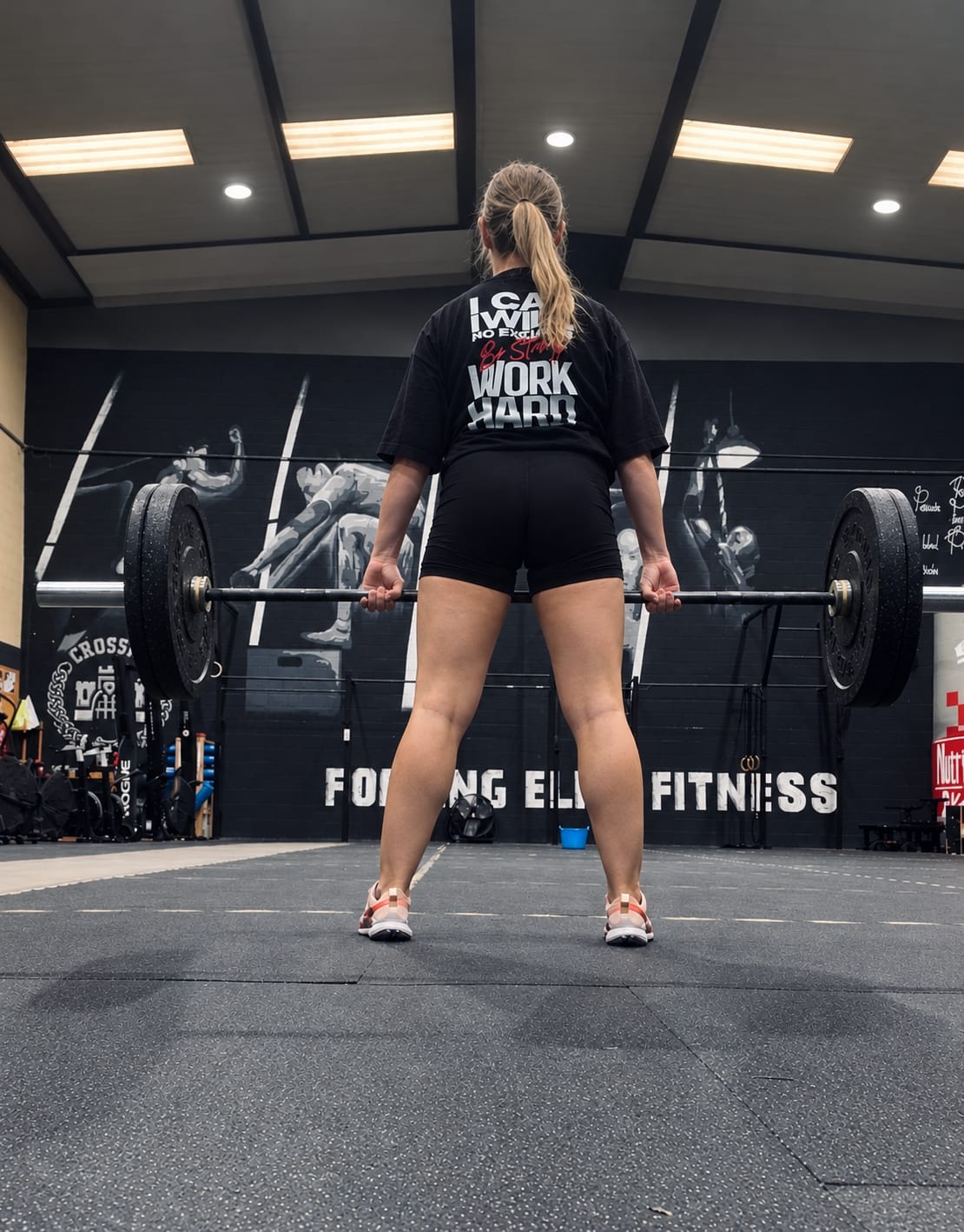 Customer photo review of WORK HARD OVERSIZE - MUJER
