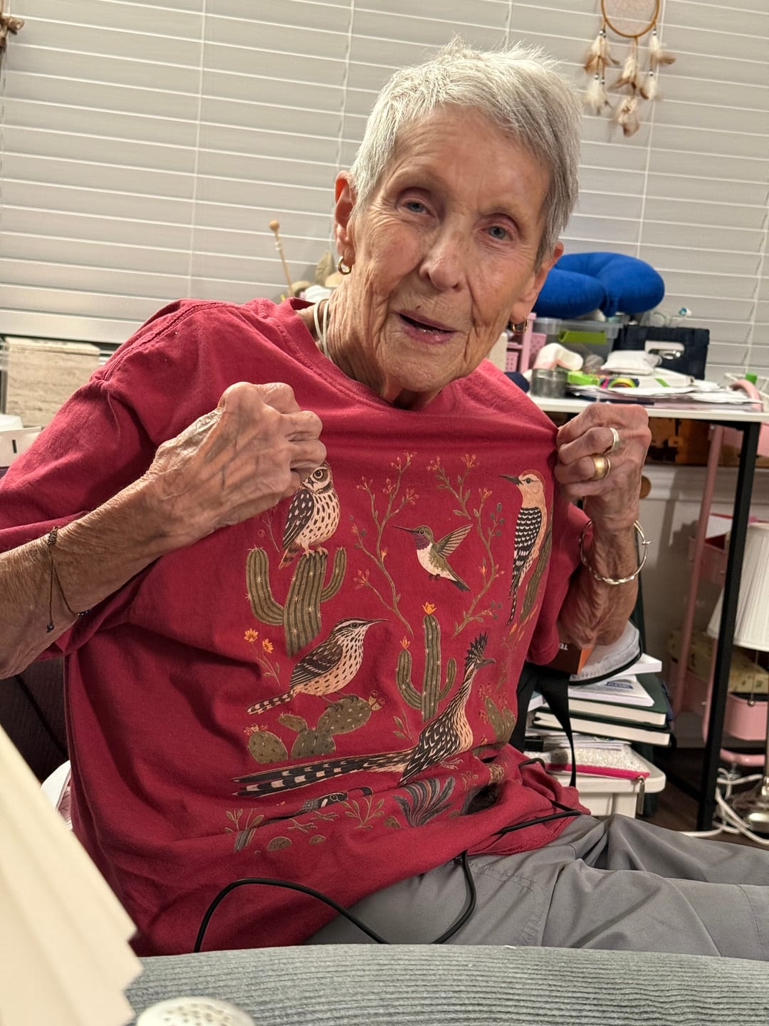 Customer photo review of Sonoran Tales T-Shirt