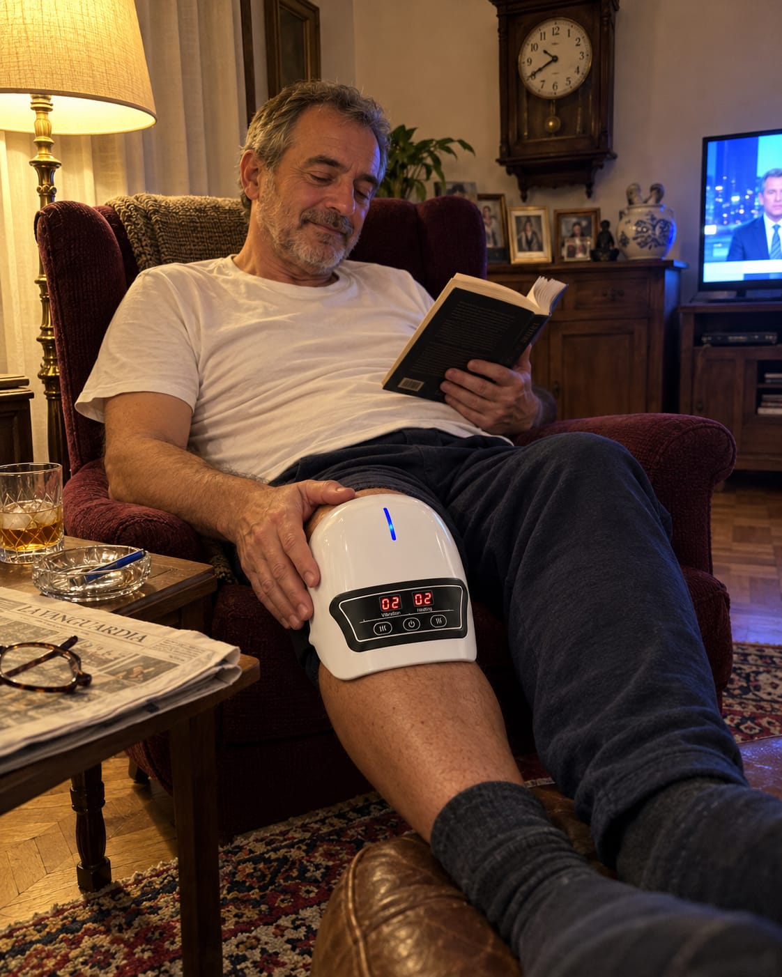Customer photo review of Masajeador de Rodilla