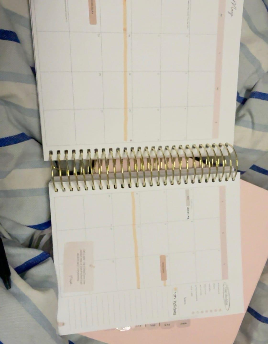 Customer photo review of 2027 Daily Planner - Blush