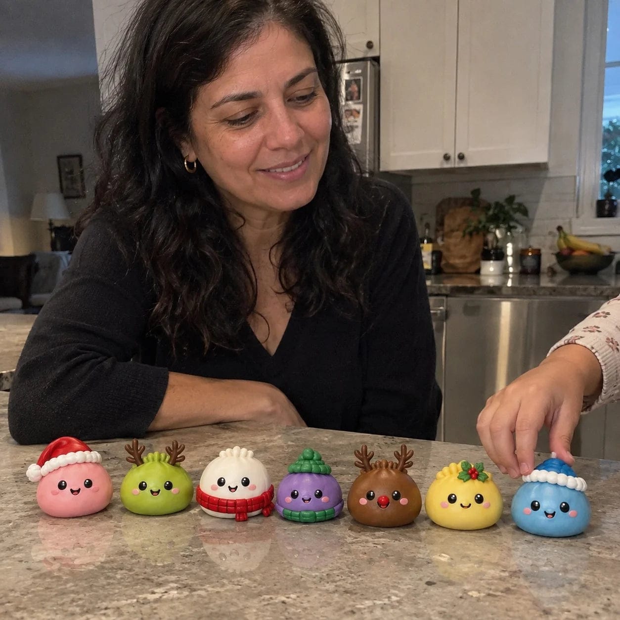 Customer photo review of Calendario de Adviento Squishy con 24 Sorpresas Navideñas