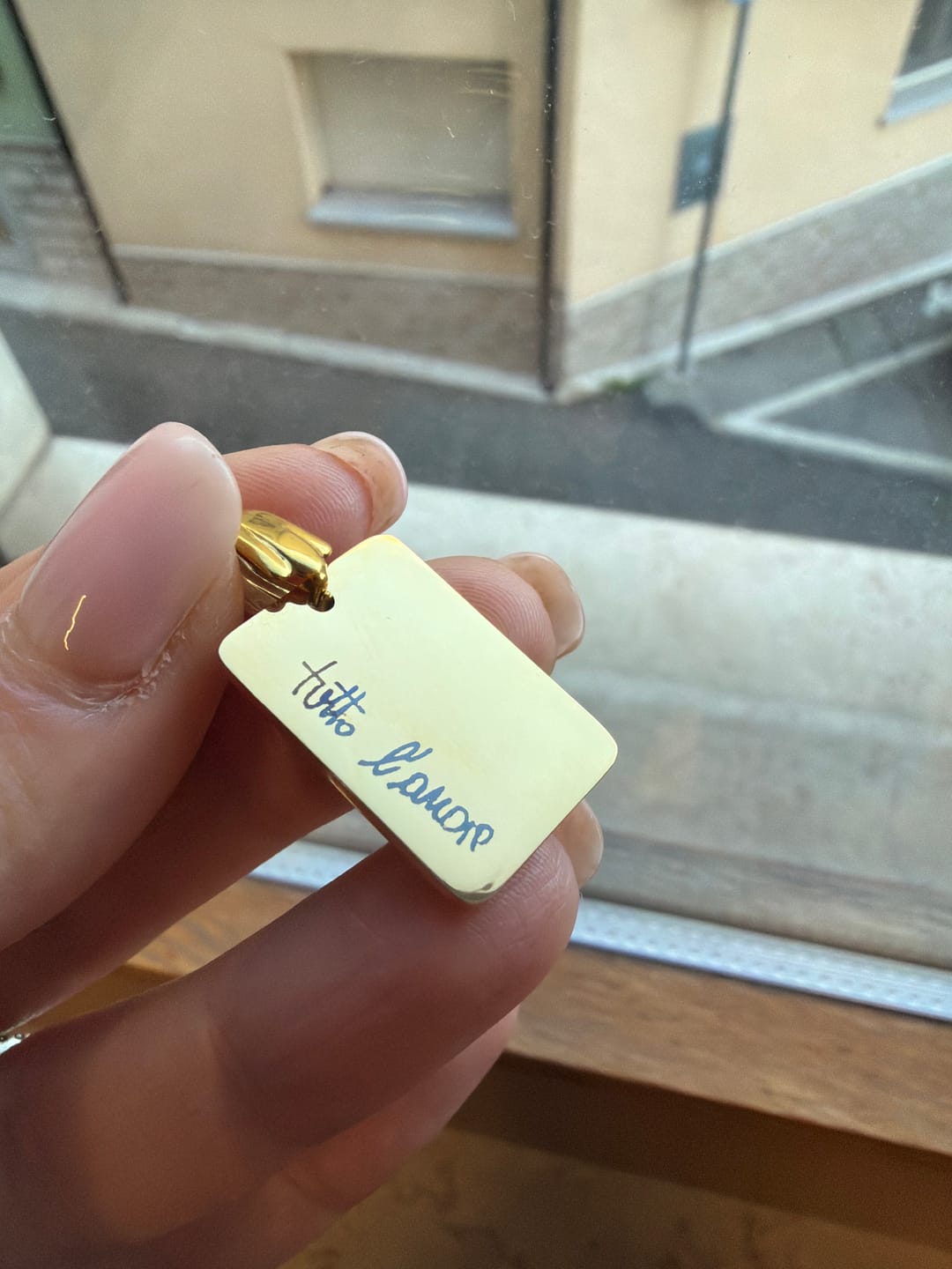 Customer photo review of Ciondolo "Custode di parole" - Leggi ATTENTAMENTE la DESCRIZIONE PRIMA di procedere