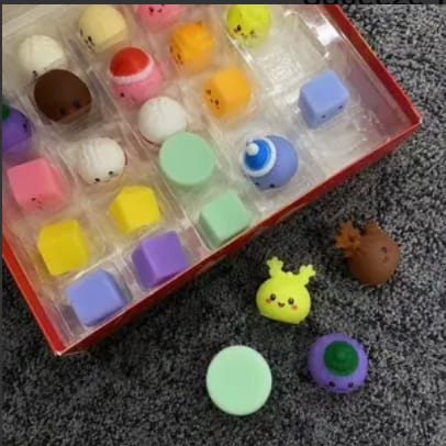 Customer photo review of Christmas Dumpling Squishy Advent Calendar