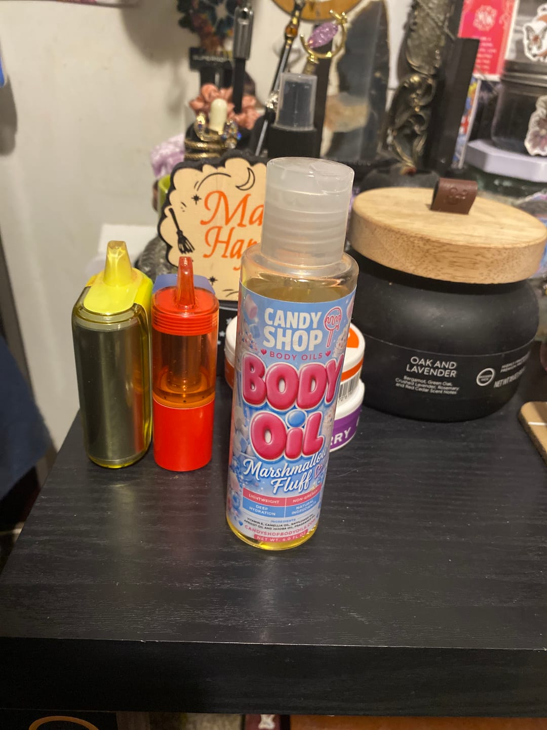 Customer photo review of Marshmallow Fluff Body Oil