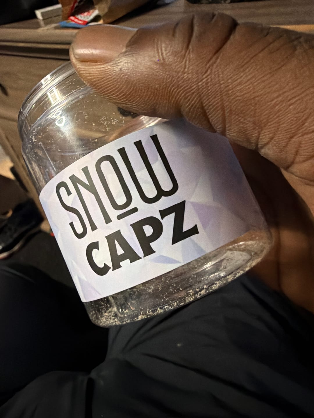 Customer photo review of Snow Capz 28 Grams