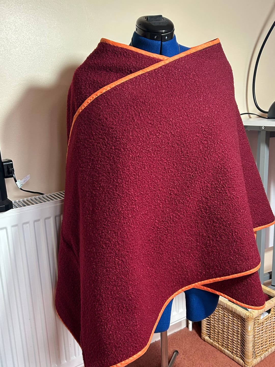 Customer photo review of Linen Textured Look Cotton Fabric