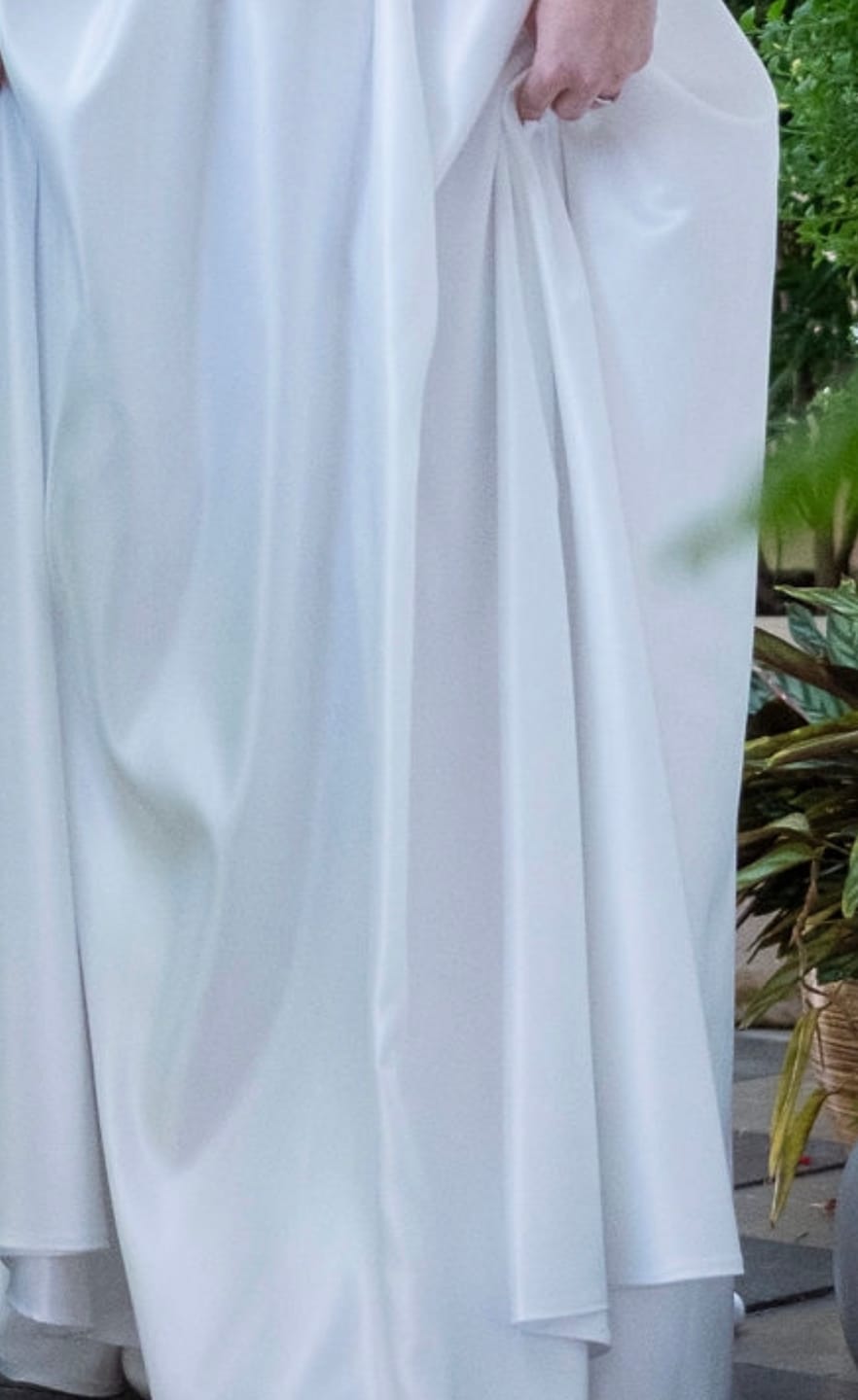 Customer photo review of Tafta Fixa Duchesse Ivory - 3 m Latime
