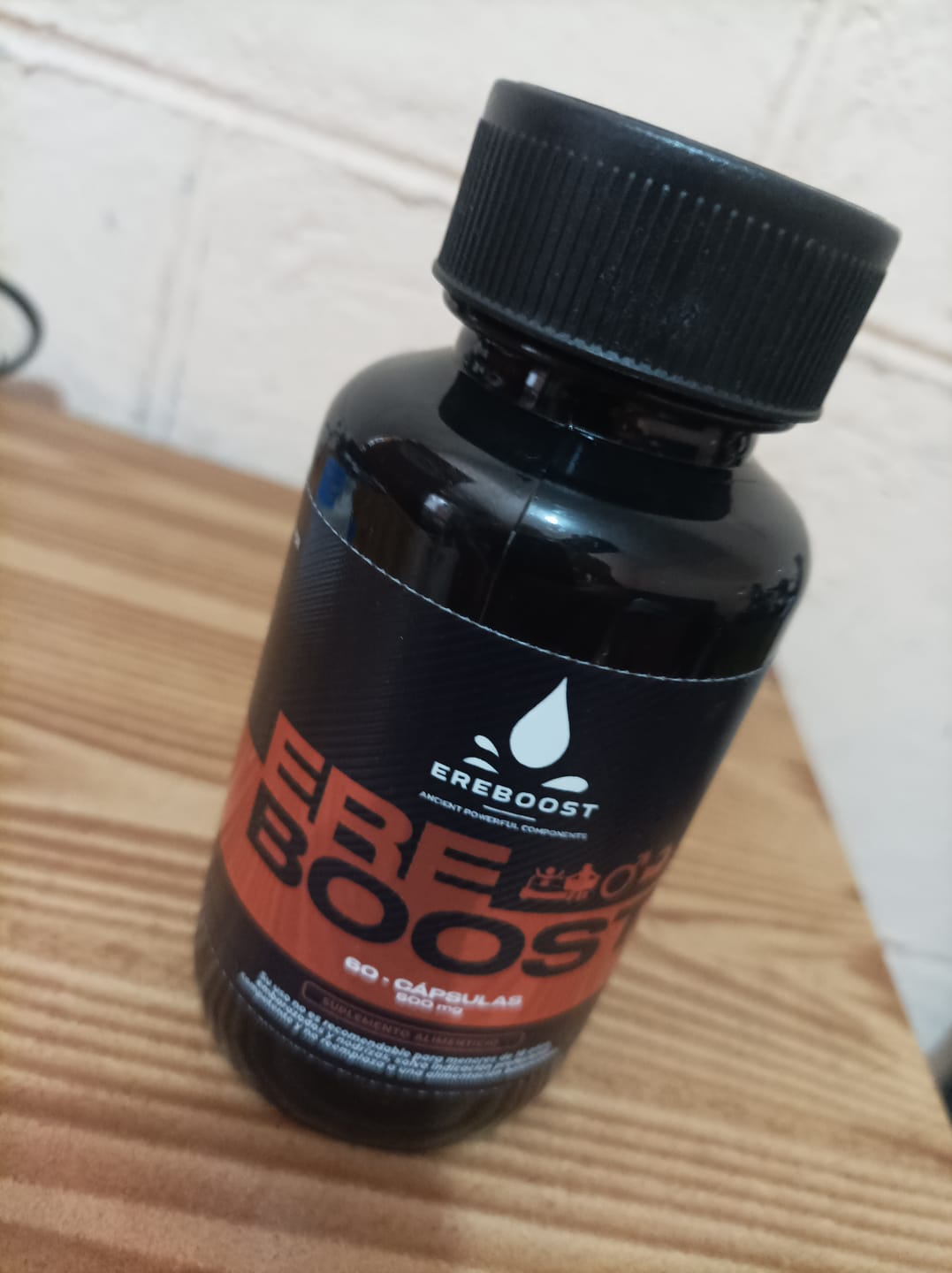 Customer photo review of EREBOOST | 60 Cápsulas