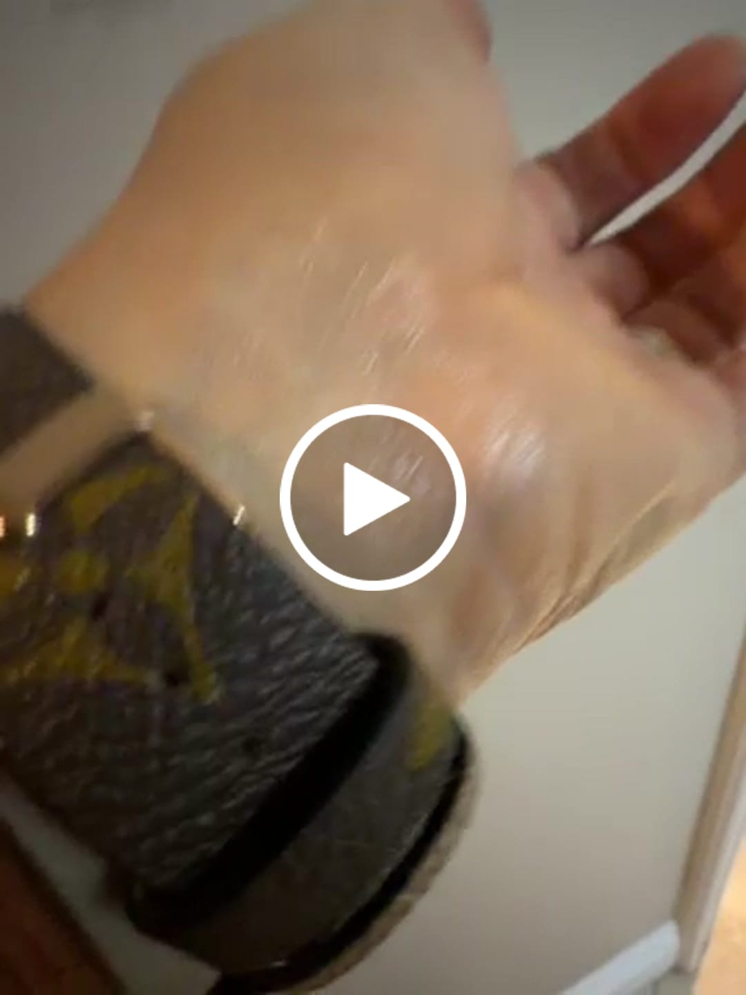 Customer video review of Apple Watch Band Repurposed Classic LV Monogram