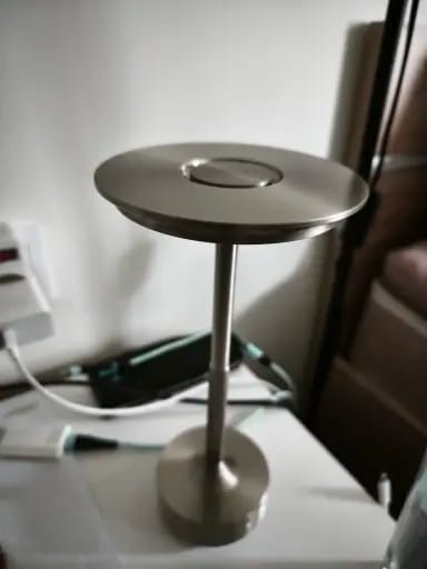 Customer photo review of Aluminum Table Lamp | Touch Dimming with 5W LED | 11.2 in Tall x 5.1 in Wide, 5 Shade Colors, USB 5V