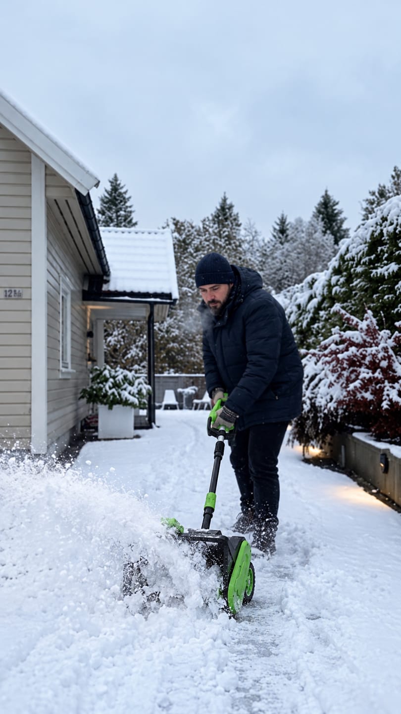 Customer photo review of Electric Snow Shovel