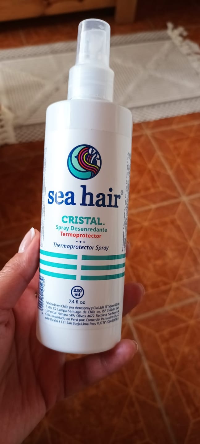 Customer photo review of Termoprotector Desenredante Cristal 220ml Sea Hair