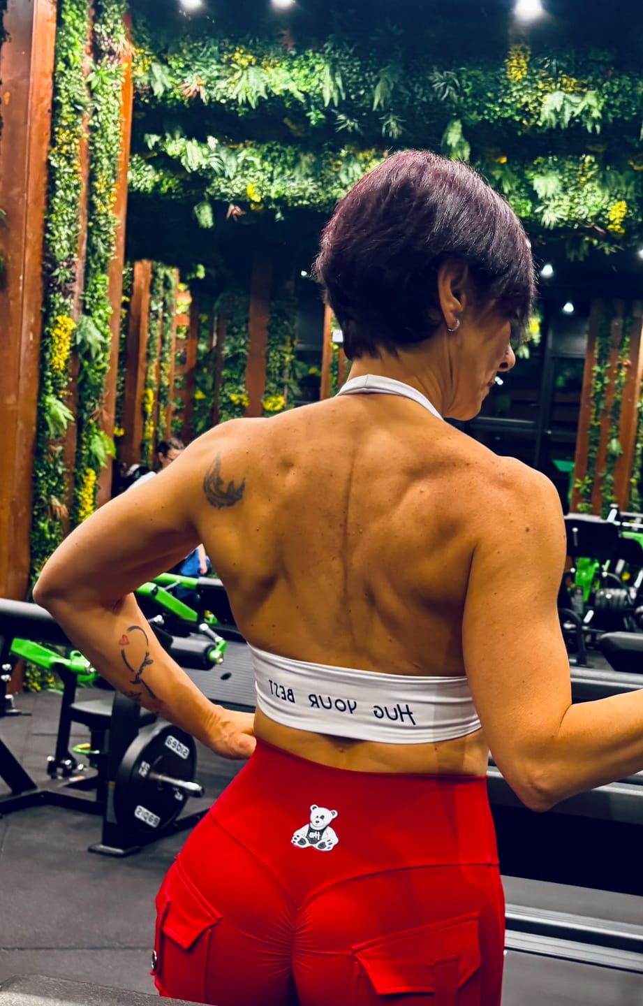Customer photo review of LEGGINGS VENUS SPORT ROSSO