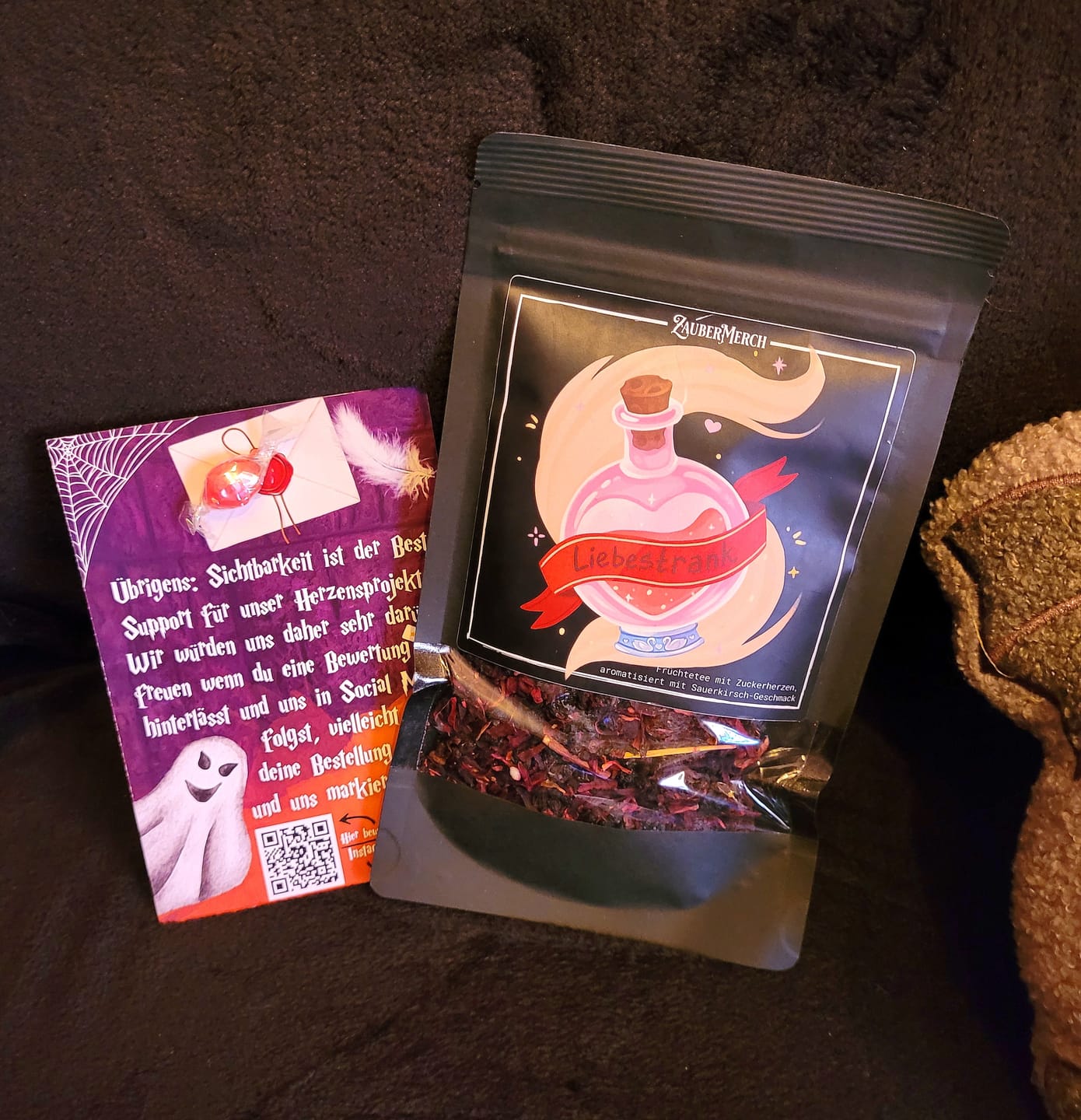 Customer photo review of Liebestrank – Zaubertrank Früchtetee Kirsch