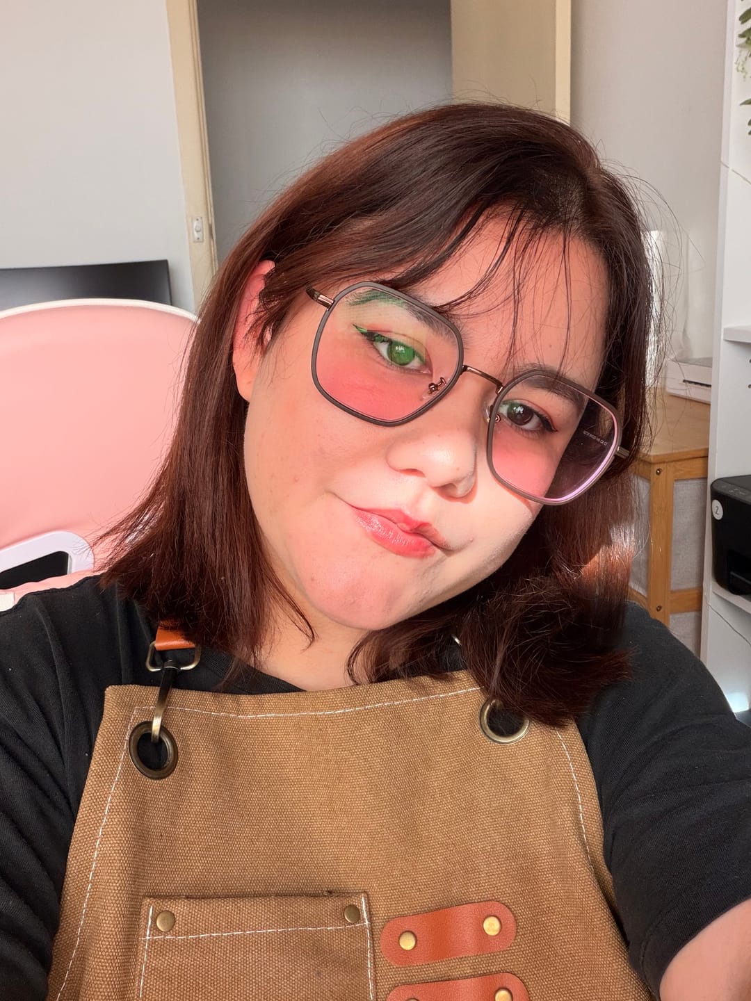 Customer photo review of Lacey Eyeglasses