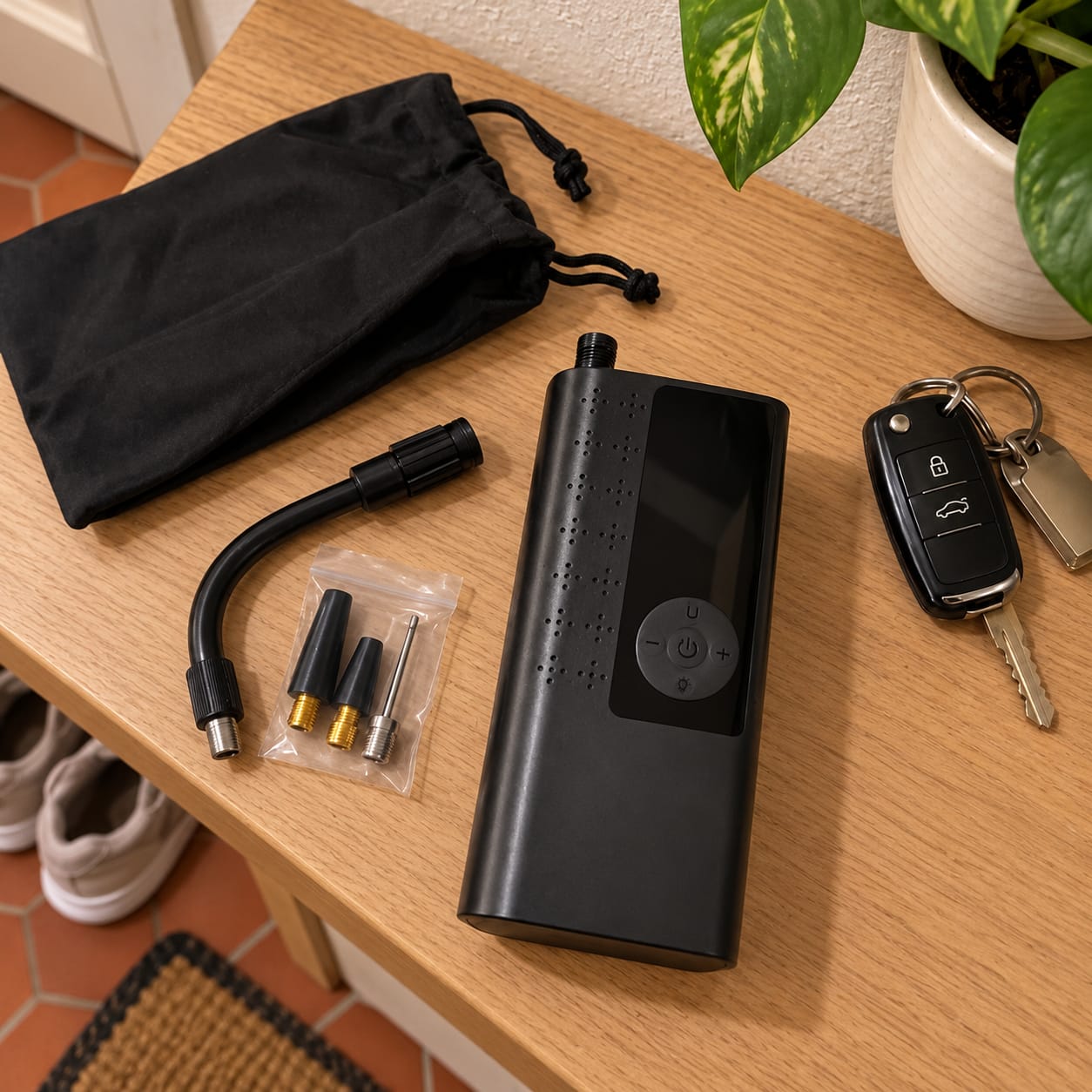Customer photo review of AirRove Gonfleur de pneu voiture sans fil