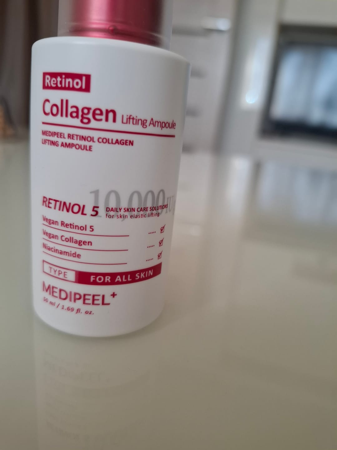 Customer photo review of Liftinga ampula ar retinolu un kolagēnu Medi-Peel Retinol Collagen Lifting Ampoule