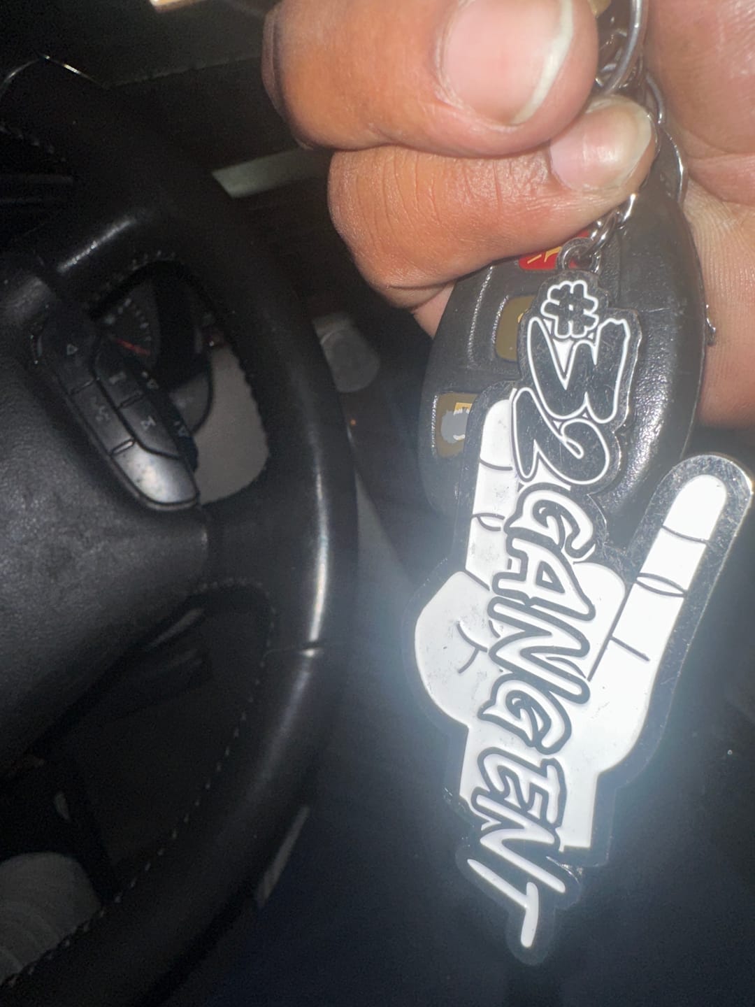 Customer photo review of SHOCKER METAL KEYCHAIN