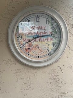 Customer photo review of 26.2" Wastin Away Again I/Outdoor Wall Clock