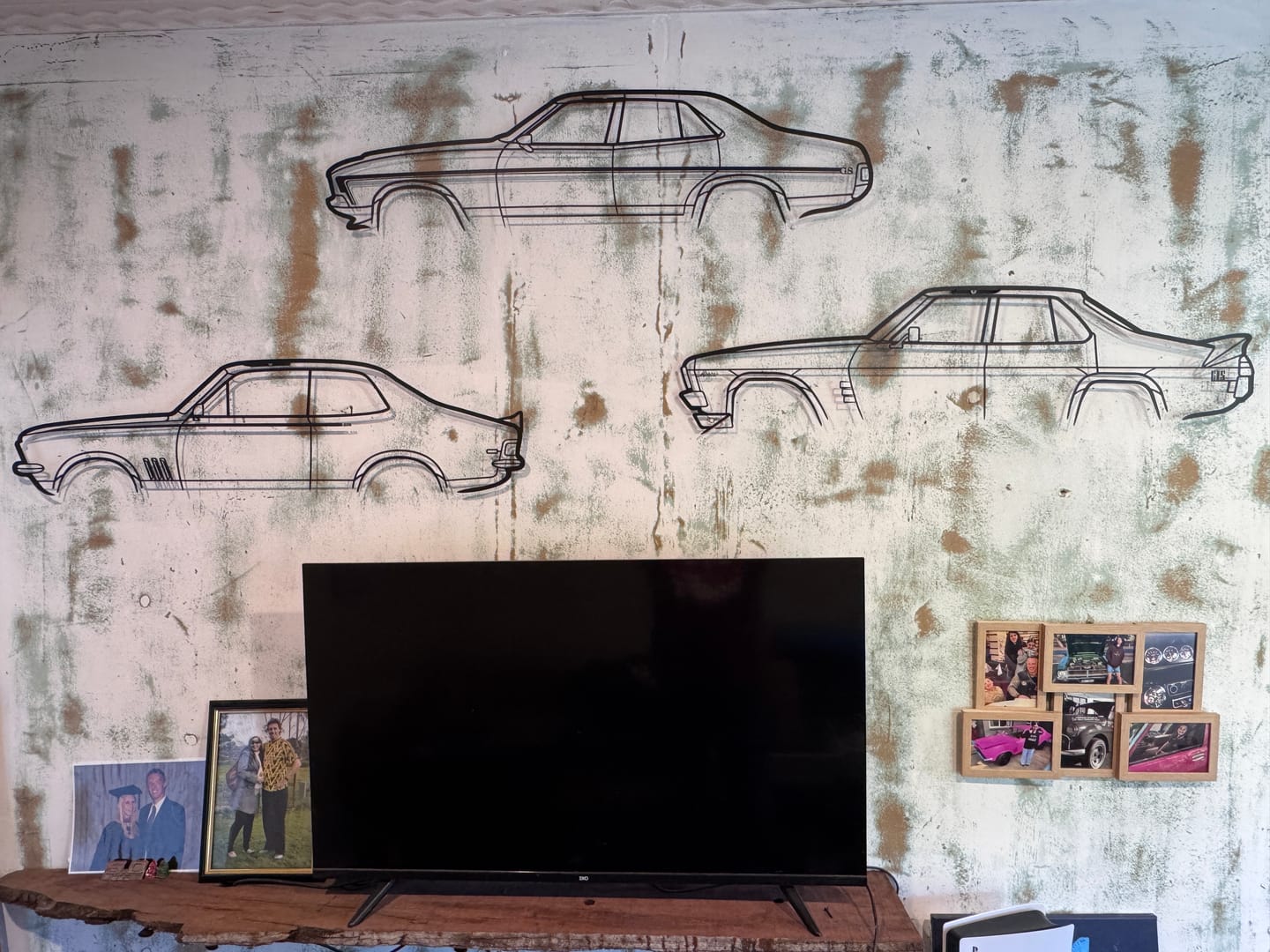Customer photo review of Holden Kingswood HJ GTS Monaro 4 Door Metal Wall Art Silhouette