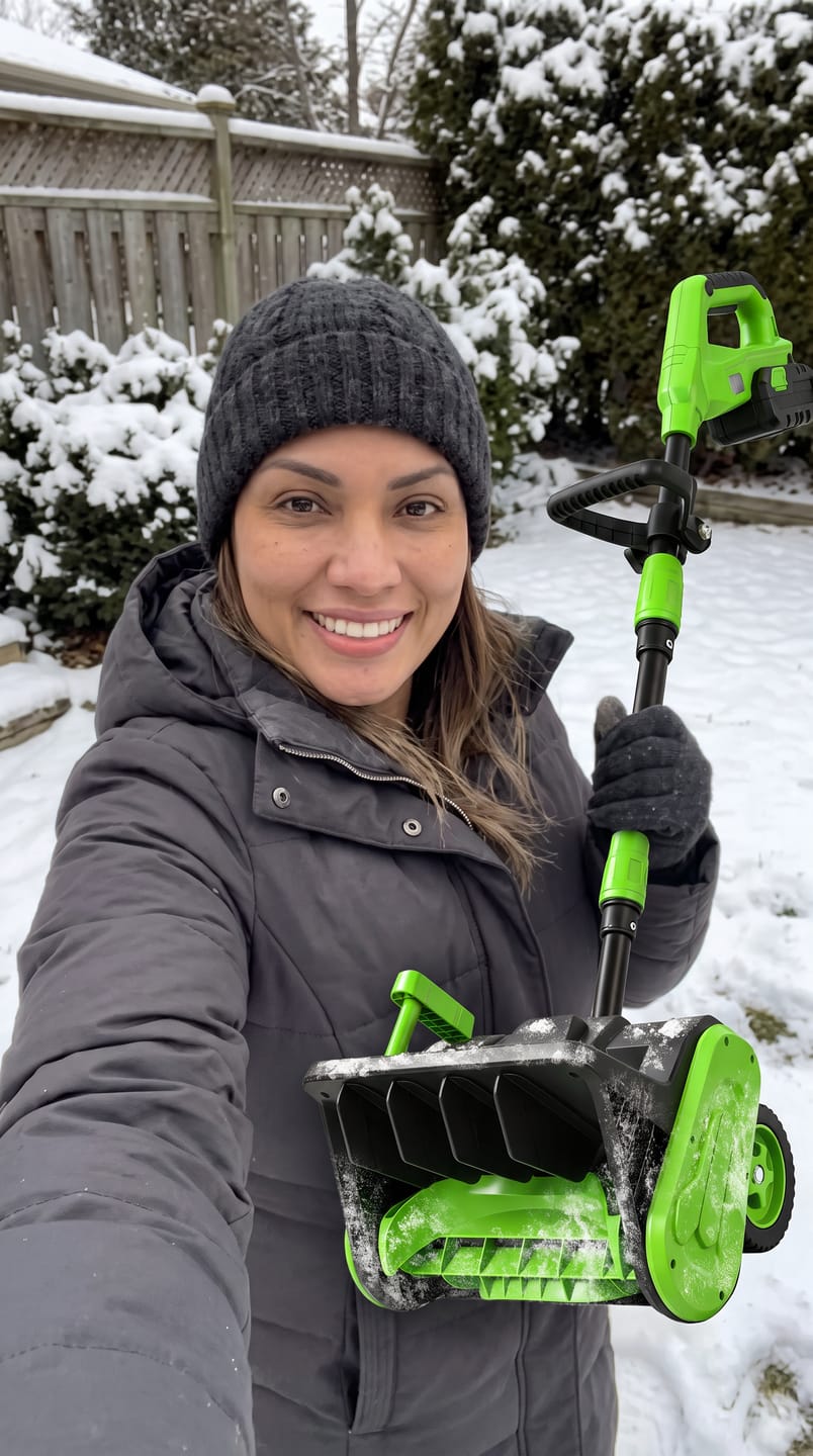 Customer photo review of Electric Snow Shovel