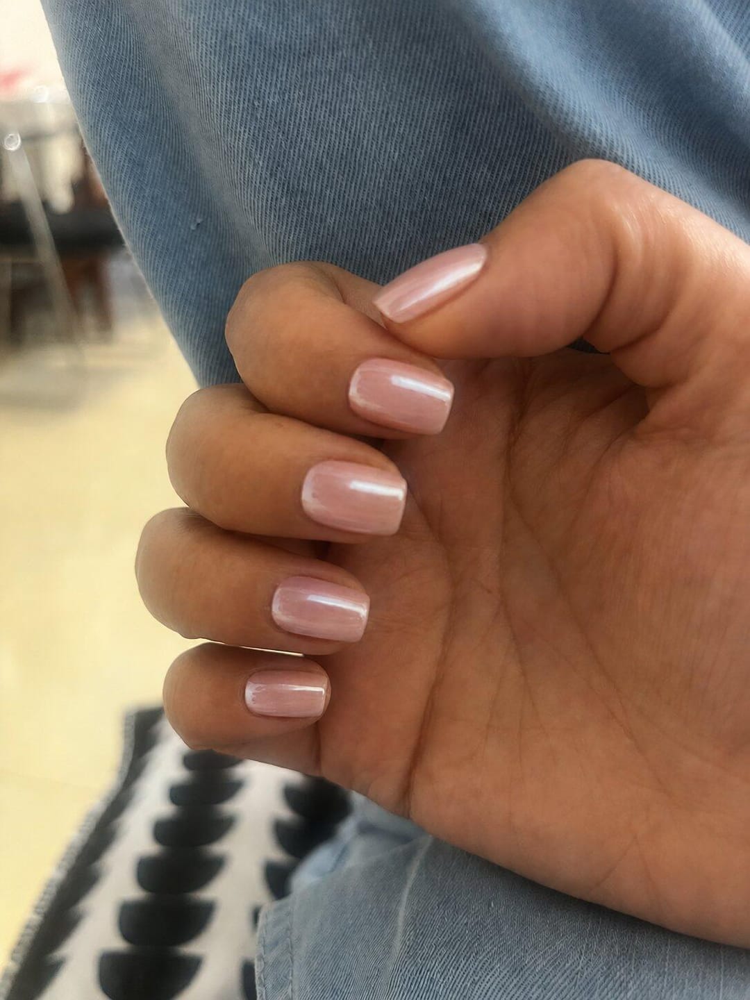 Customer photo review of Glazed Donut | Short Squoval
