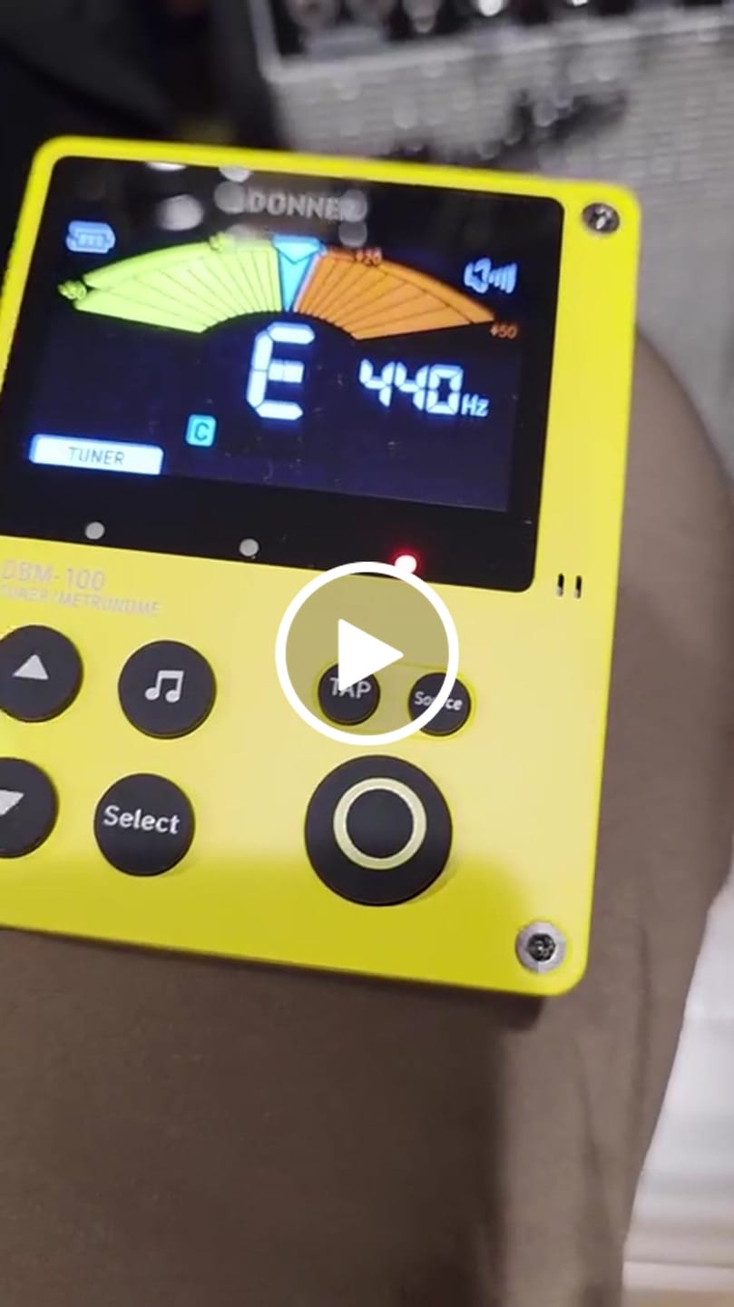 Customer video review of Donner DBM-100 Métronome Accordeur 3-en-1 Rechargeable