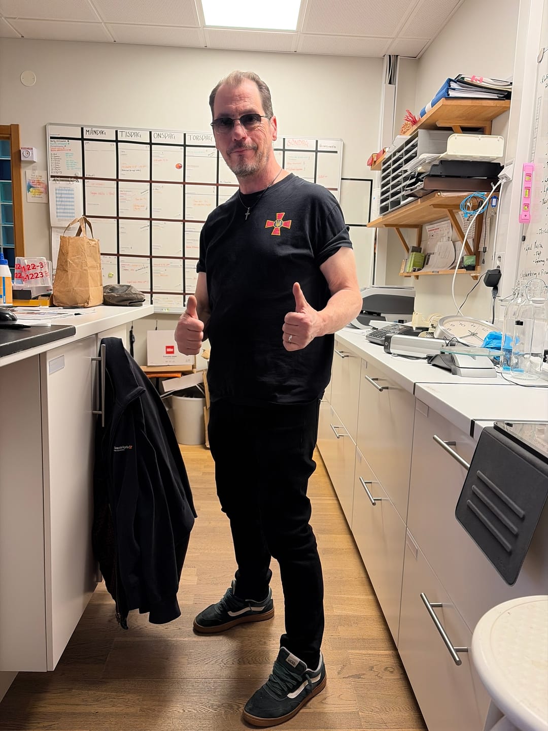 Customer photo review of Kozak Cross T-Shirt