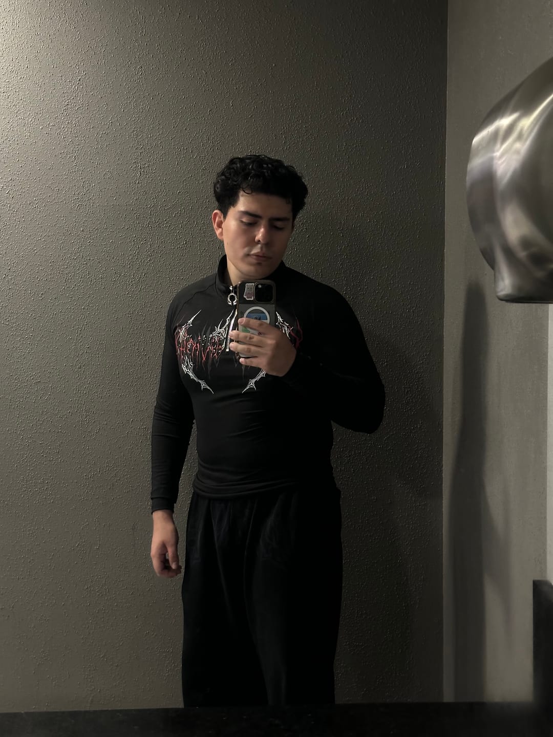 Customer photo review of VOID TECH™ DEATHWING LONGSLEEVE QUARTER ZIP COMPRESSION
