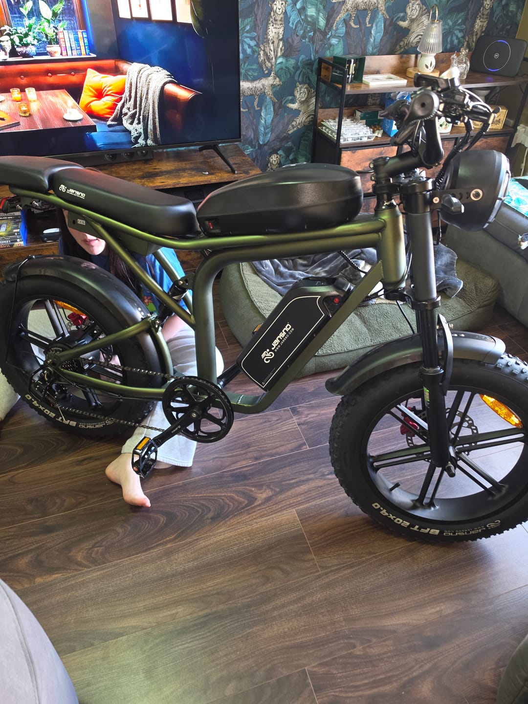 Customer photo review of Jansno X80 Pro Dual Battery Electric Bike