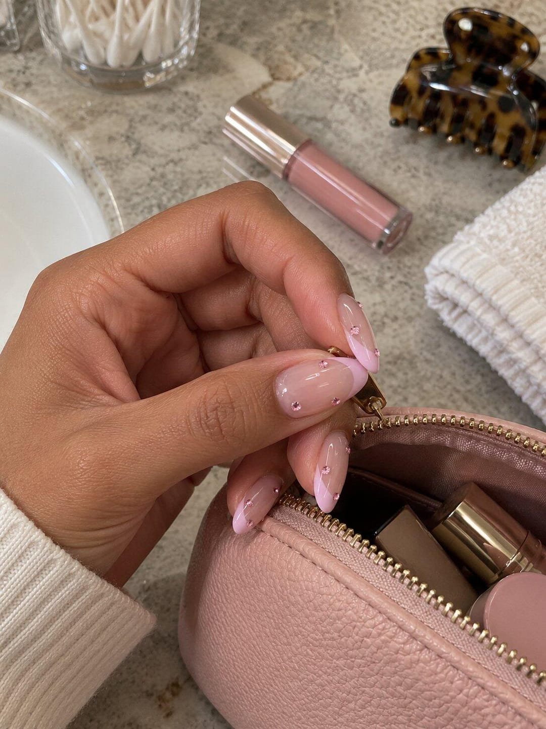 Customer photo review of Lilac Ballet | Long Almond