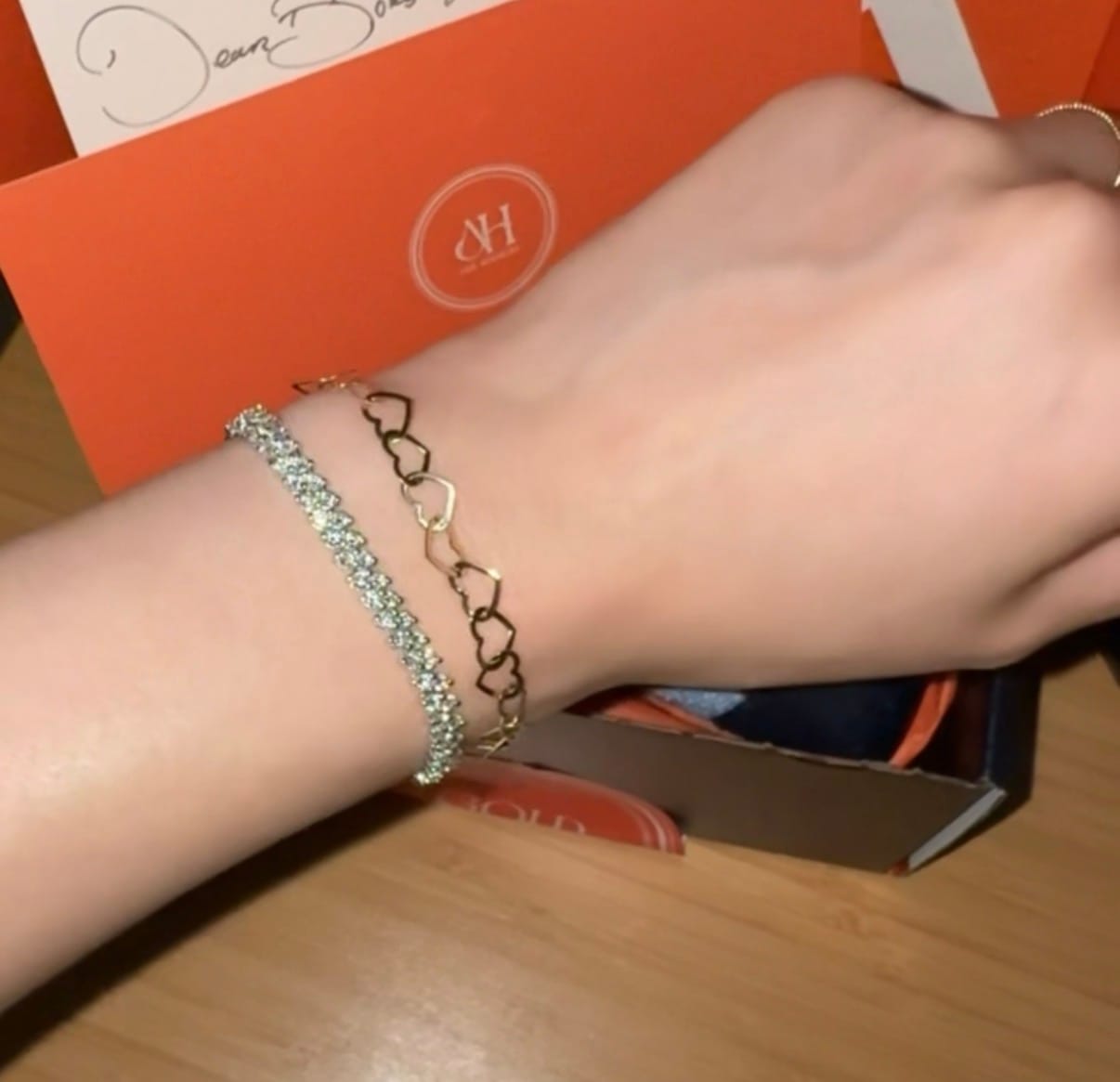 Customer photo review of Always Links Bracelet