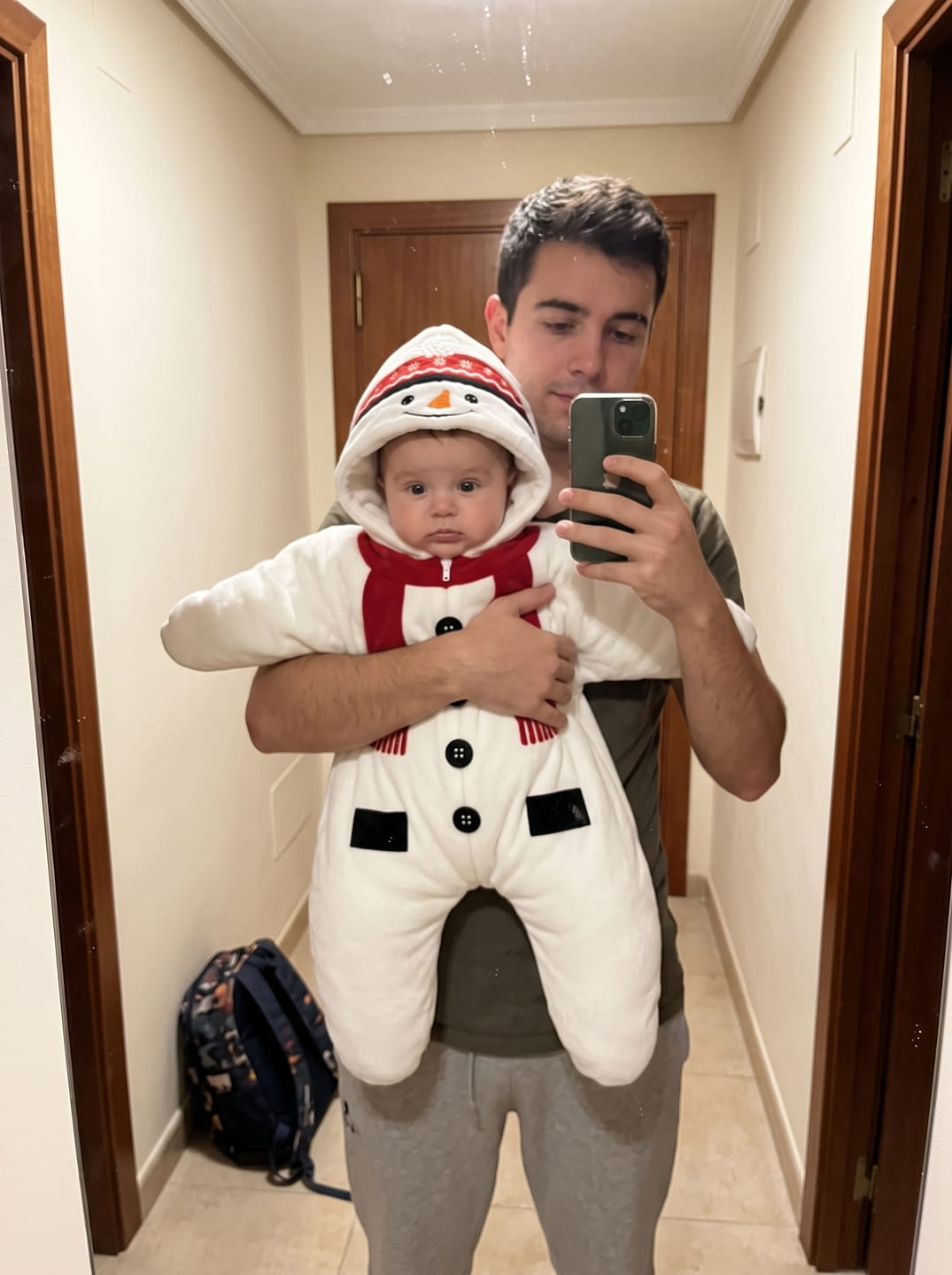 Customer photo review of Disfraz Navideño para Bebé