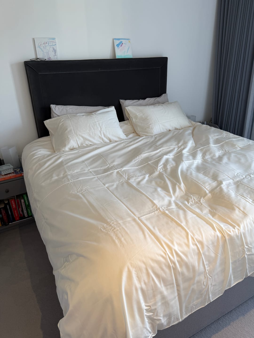 Customer photo review of The Aura Collection Bed Set