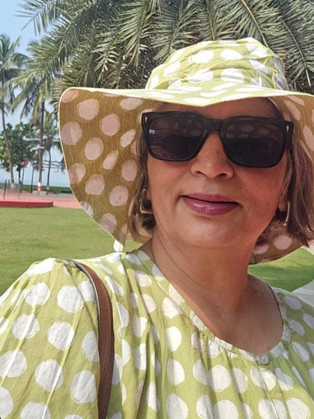 Customer photo review of Green Polka Hat