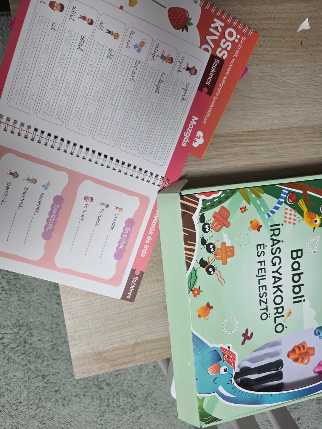 Customer photo review of Babbli™ - Újrahasználható Írás- és Tanulókészlet Gyerekeknek