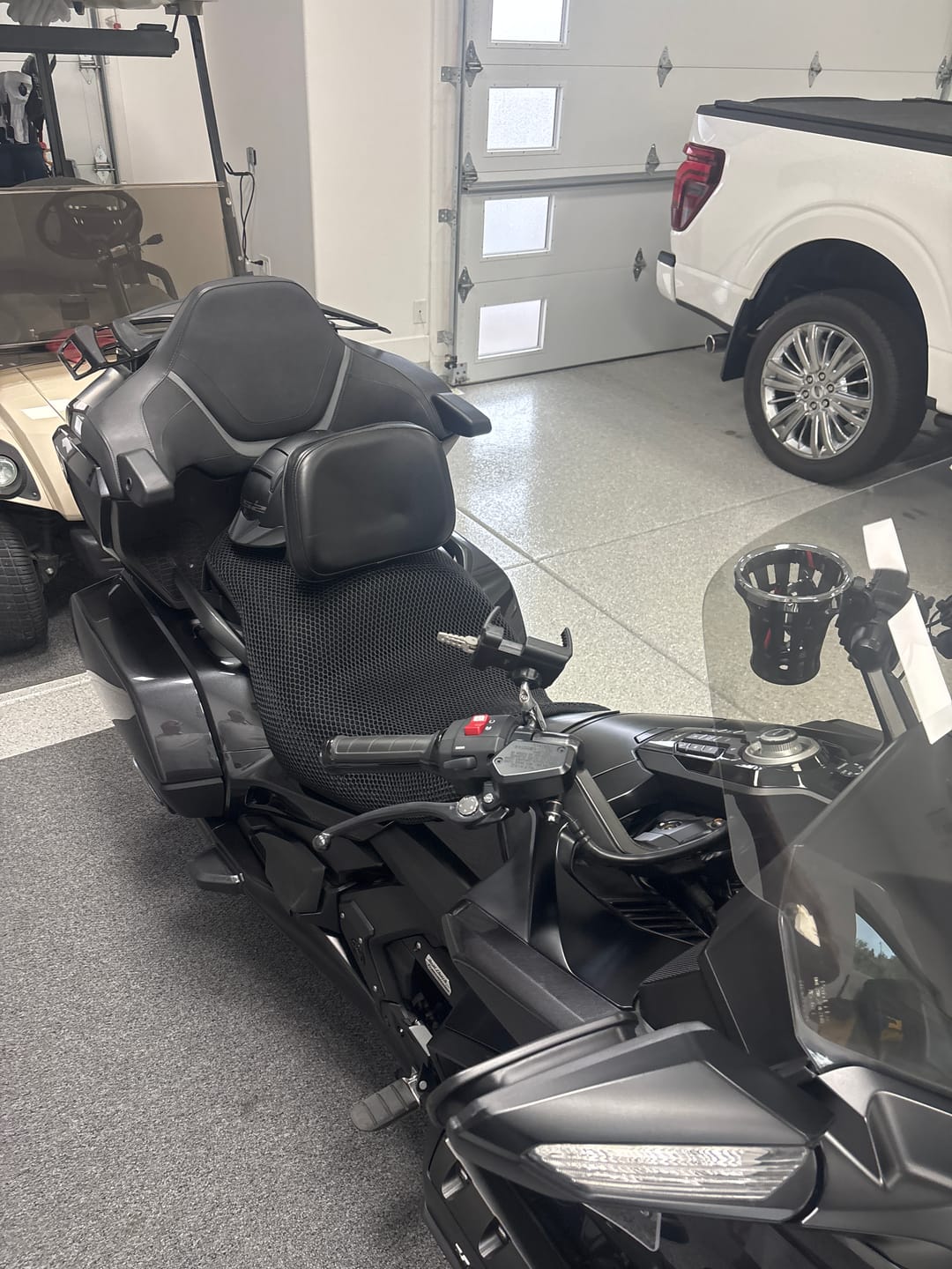 Customer photo review of Wind Rider Seat Cover